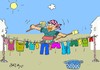 Cartoon: great balance (small) by yasar kemal turan tagged great,balance