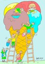 Cartoon: great ice cream (small) by yasar kemal turan tagged great,ice,cream