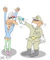 Cartoon: habit (small) by yasar kemal turan tagged habit