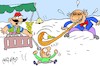 Cartoon: hard life (small) by yasar kemal turan tagged hard,life