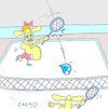 Cartoon: hard match (small) by yasar kemal turan tagged hard,match