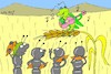 Cartoon: harvest festival (small) by yasar kemal turan tagged harvest,festival