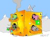 Cartoon: heaven (small) by yasar kemal turan tagged heaven