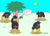 Cartoon: hide and seek (small) by yasar kemal turan tagged hide,and,seek,ostrich