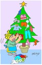 Cartoon: housewife (small) by yasar kemal turan tagged housewife