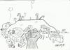 Cartoon: monument to humanity (small) by yasar kemal turan tagged human,hand