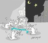 Cartoon: inauguration (small) by yasar kemal turan tagged inauguration