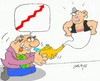Cartoon: increase (small) by yasar kemal turan tagged increase