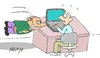 Cartoon: Internet in Turkey (small) by yasar kemal turan tagged internet,in,turkey