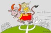 Cartoon: ispanya (small) by yasar kemal turan tagged ispanya