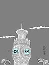 Cartoon: izmir (small) by yasar kemal turan tagged izmir