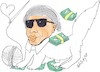 Cartoon: Karl Lagerfeld (small) by yasar kemal turan tagged karl,lagerfeld