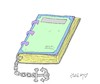 Cartoon: kitap (small) by yasar kemal turan tagged kitap