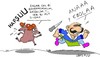 Cartoon: kurban (small) by yasar kemal turan tagged kurban