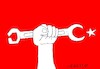 Cartoon: laborers (small) by yasar kemal turan tagged laborers