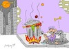 Cartoon: last dinner (small) by yasar kemal turan tagged last,dinner