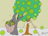 Cartoon: last harvest (small) by yasar kemal turan tagged last,harvest