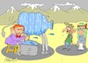 Cartoon: last mountain (small) by yasar kemal turan tagged last,mountain