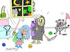 Cartoon: last set (small) by yasar kemal turan tagged last,set