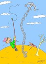 Cartoon: last station (small) by yasar kemal turan tagged last,station