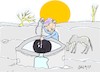 Cartoon: last tear (small) by yasar kemal turan tagged last,tear