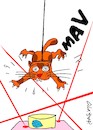 Cartoon: lazer (small) by yasar kemal turan tagged lazer