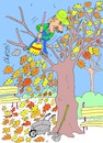 Cartoon: leaf love (small) by yasar kemal turan tagged leaf,love