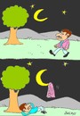 Cartoon: legend (small) by yasar kemal turan tagged legend,moon,jacket