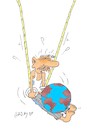Cartoon: life difficult (small) by yasar kemal turan tagged life,difficult