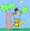 Cartoon: life is beautiful (small) by yasar kemal turan tagged life,is,beautiful