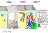 Cartoon: living space (small) by yasar kemal turan tagged living,space