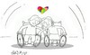 Cartoon: love (small) by yasar kemal turan tagged love