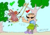 Cartoon: love (small) by yasar kemal turan tagged love