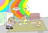 Cartoon: love the color (small) by yasar kemal turan tagged love,the,color