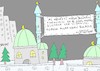 Cartoon: mahya (small) by yasar kemal turan tagged mahya