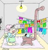 Cartoon: MAKSUDE ABLA (small) by yasar kemal turan tagged maksude,abla,washing,love,turks,woman