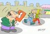 Cartoon: mentality (small) by yasar kemal turan tagged mentality