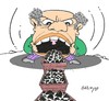 Cartoon: Mining in Turkey (small) by yasar kemal turan tagged mining,in,turkey