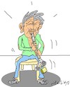 Cartoon: music ban (small) by yasar kemal turan tagged music,ban