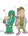 Cartoon: my beautiful mother (small) by yasar kemal turan tagged my,beautiful,mother