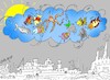 Cartoon: new sea (small) by yasar kemal turan tagged new,sea