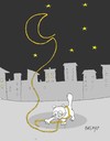 Cartoon: night game (small) by yasar kemal turan tagged night,game
