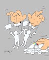 Cartoon: no comment (small) by yasar kemal turan tagged no,comment