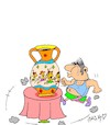 Cartoon: no comment (small) by yasar kemal turan tagged no,comment