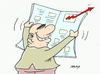 Cartoon: out (small) by yasar kemal turan tagged out,rich,economy,indicator