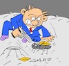 Cartoon: overbearing (small) by yasar kemal turan tagged overbearing