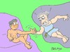 Cartoon: palmistry ! (small) by yasar kemal turan tagged palmistry