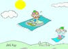 Cartoon: prayer rug (small) by yasar kemal turan tagged prayer,rug,flying,carpet,love