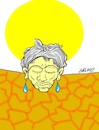 Cartoon: rain drop (small) by yasar kemal turan tagged rain,drop