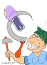 Cartoon: real authority (small) by yasar kemal turan tagged real,authority